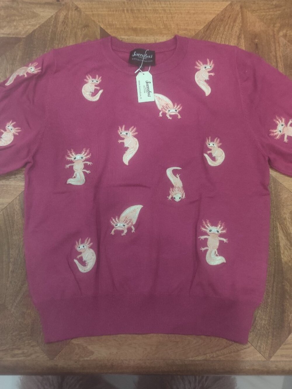 Banned Apparel Axolotl sweater size 3xl New